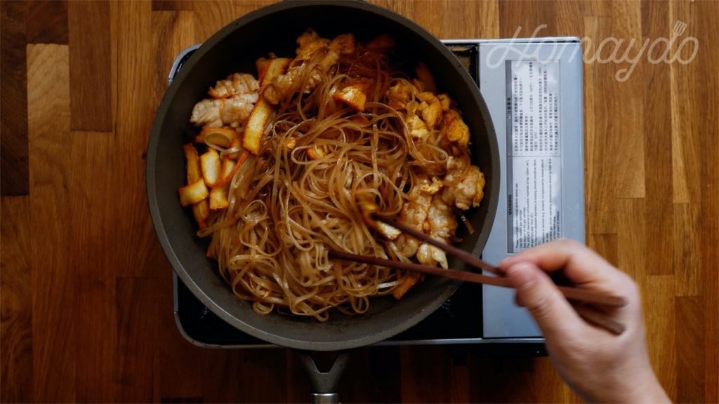 龍蝦炒金邊粉 食譜及做法